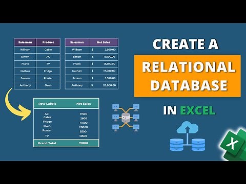 How to Create a Relational Database in Excel