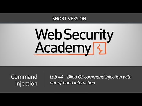 Command Injection - Lab #4 Blind OS command injection with out-of-band interaction | Short Version