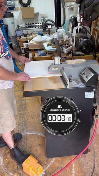 How fast can you do pocketholes with the Maksiwa PHM 30 #workshop #woodworkingtools #woodshop