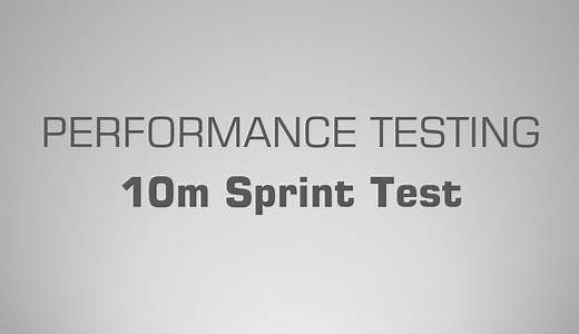 10m Sprint Test