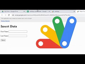 Create a Google Apps Script Web App