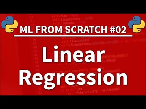 Linear Regression in Python - Machine Learning From Scratch 02 - Python Tutorial