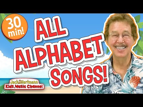 All APHABET Songs! | 30 MINUTES of Alphabet Songs! | Jack Hartmann