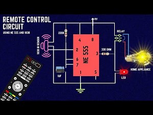How to make infrared remote control circuit using NE 555?