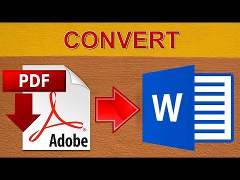 Online Convert PDF To Word Doc