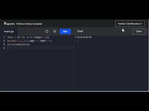 Python Online Compiler