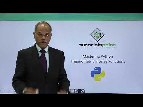 Python - Trigonometric Inverse Functions