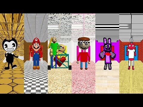 Mods 6 With Baldi Cartoon Games Part 2 | Baldi's Basics [Mod]