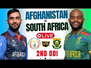 Afghanistan vs South Africa live, 2nd ODI | AFG vs SA live | live cricket match today | Cricket live