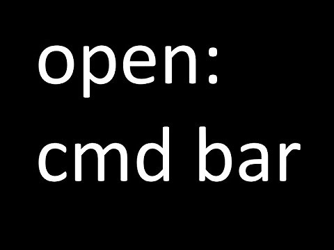 HOW TO OPEN THE COMMAND BAR IN ROBLOX!