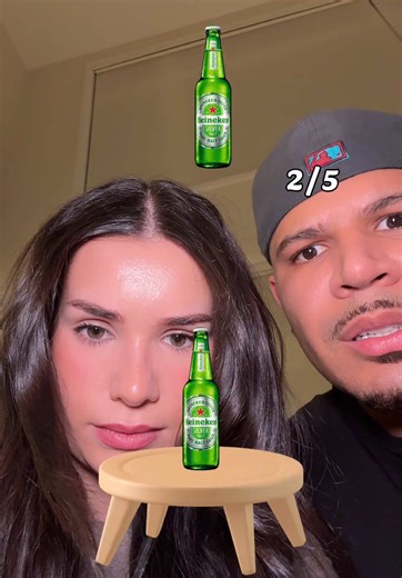 Stack 5 bottles to win 👀😭 #charlesandsylvia #wolfieandsylvia #couplescomedy