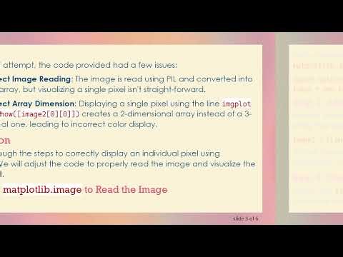How to Pass Individual Pixel Locations in plt.imshow() Using Python's Matplotlib