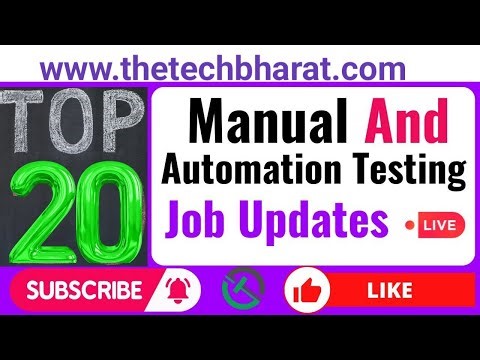 WFH testing jobs | Software testing Jobs 2025 | Manual & Automation Testing | QA Jobs | Tech Bharat