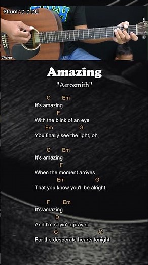 Amazing - Aerosmith | Guitar Chords - Guitar Lessons #chordgitar #guitarchords