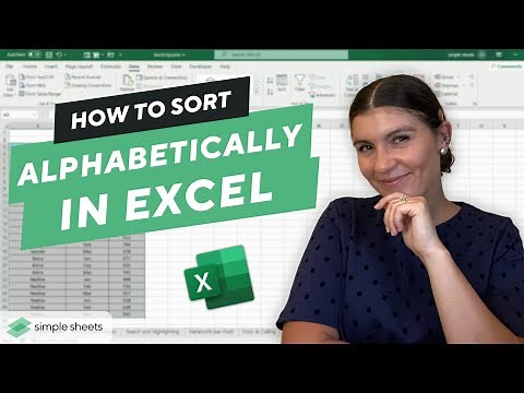Learn How to Sort Alphabetically and Keep Rows Together in Excel in 2️⃣ minutes!