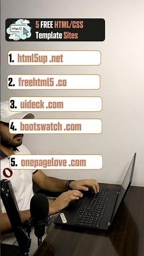 5 FREE HTML CSS Template Sites
