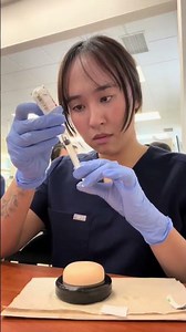 My First Injection! SubQ/IM Practice in Nursing School 💉 #nursingschool