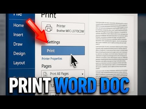 How to Print a Document in Microsoft Word | Complete Printing Tutorial for Beginners