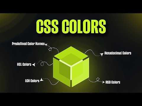 🎨 CSS Colors Tutorial - HSL, RGB, HEX Explained with Examples