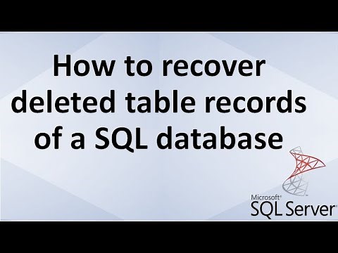 How to restore deleted transactions in SQL server | PITR | Ms SQL