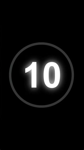 10 Second Countdown Timer with clock Ticking sound & Finish alarm beep #timer #clock #countdown