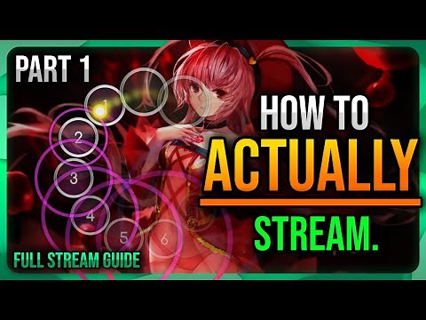 osu! How to ACTUALLY learn how to stream | A FULL Streaming Guide - Part 1