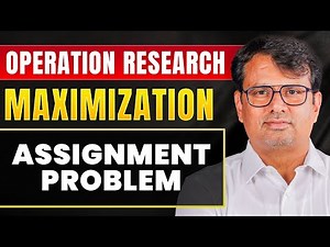Assignment Problem | Hungarian Method | Maximization Assignment Problem