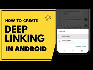 How to open app after clicking on link in android studio - deep linking in android studio