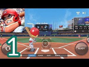 Baseball 9 Gameplay Walkthrough Part 1 Tutorial (Android, iOS)