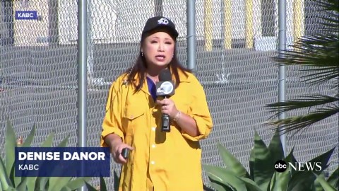 Brush fire ignites in Griffith Park behind Los Angeles Zoo