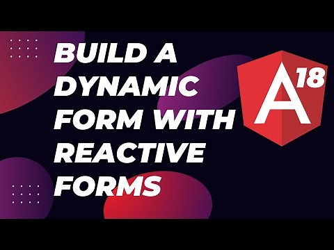 Angular 18 Dynamic Form with Reactive Forms & CRUD Operations