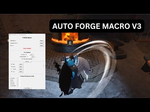NEW auto FORGE V3 macro for THE FORGE | Roblox