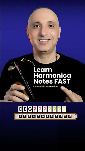 Learn All Chromatic Harmonica Notes in Less Than a Minute