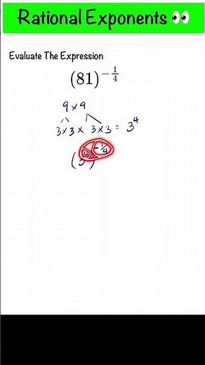 How To Solve Negative Exponent Math Problem #maths, #mathproblem