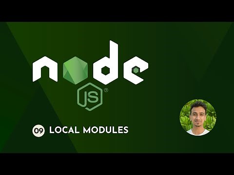 Node.js Tutorial - 9 - Local Modules