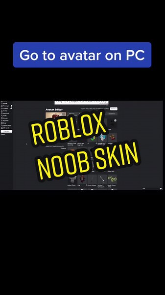 How to Make a Roblox Noob Skin for Free - Step-by-Step Tutorial
