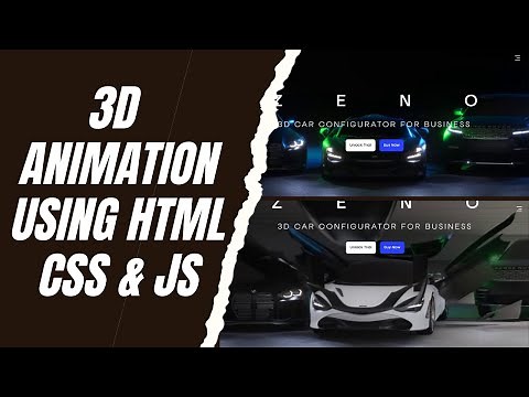 Create a 3D Animated Website Using HTML, CSS & JS | Scrolling Animations with Canvas