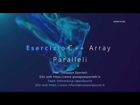 Esercitazioni C++ Avanzate - Array paralleli