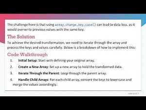 How to Lower Child Array Keys and Combine Items in PHP Arrays