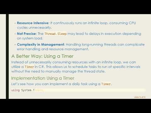 How to Have a Thread Activate Once a Day in C#