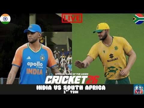 🔴 Cricket 26 First T20i Match India vs South Africa | 1st t20 | Cricket 26| IND vs RSA Live