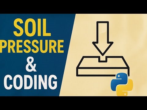Soil Pressure Explained with Python | pmax & pmin Visualization for Isolated Footing