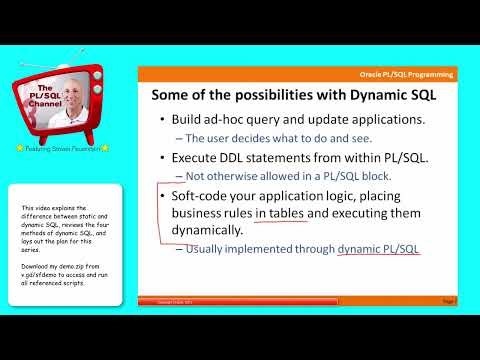 Introduction to Dynamic SQL in PLSQL - Part 1