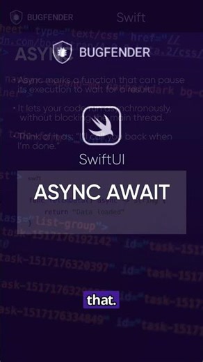 Why Async & Await Exist in Swift (Explained under 20s)