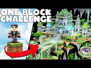 The Ultimate SKYBLOCK World Built with NO MODS!