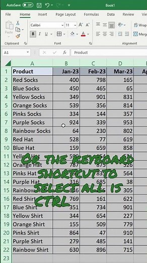 How to Select All in Excel - Beginner Tip