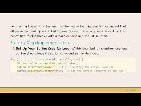 Streamlining JButton ActionListeners in a for-loop: A Better Approach