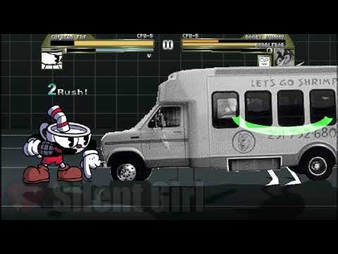 REQUESTED BY @jmzheng5296: Cuphead FNF vs Dooby Dummy and Doodlebob - Mugen Battle