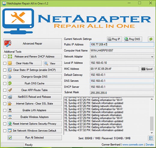 NetAdapter Repair will help you fix all your Internet and Network problems on Windows