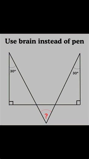 Think & Solve on Instagram: "Basic mathematics Triangle problem algebra tricky problem #mathteacher #mathlover #mathfun #algebra #basicmath"